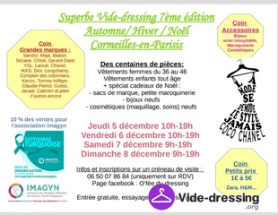 Photo du vide-dressing 7ème édition vide dressing automne hiver Noël