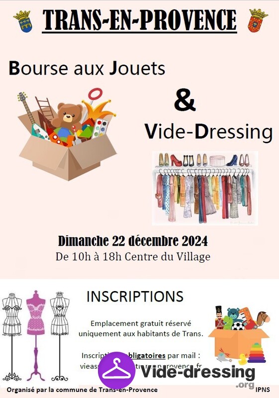 Bourse aux jouets et Vide Dressing