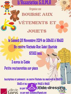 Photo du vide-dressing bourse aux vêtements et aux jouets