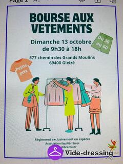 Photo du vide-dressing Bourse aux vêtements. Taille 36 à 60 complet