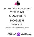 Braderie d'hiver de la friperie SAPE