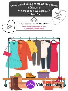 Photo du vide-dressing Gd vide-dressing femme - plus de 2500 pieces marques diverse