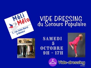 Photo du vide-dressing Grand vide dressing du secours pop chez Méli Mélo