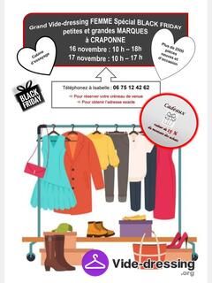 Photo du vide-dressing Grand vide-dressing FEMME 'Spécial BLACK FRIDAY'