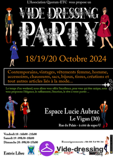 Photo du vide-dressing Grand Vide dressing party