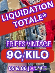 Photo du vide-dressing Liquidation totale fripes au kilo
