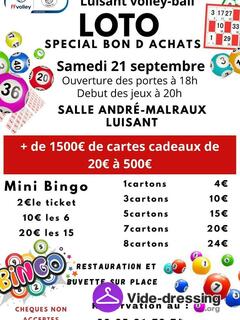 Photo du vide-dressing LOTO LAC Volley ball