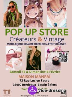 Photo du vide-dressing Pop-Up Store Créateurs Vintage Bien-être à Bordeaux