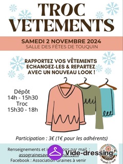 Photo du vide-dressing Troc de vêtements