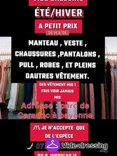 Photo du vide-dressing Vide dressing