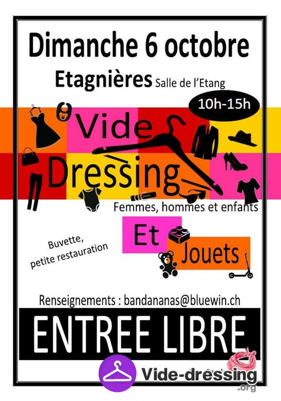 Vide dressing adultes femmes hommes enfants et jouets