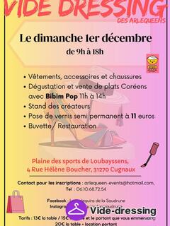 Photo du vide-dressing Vide dressing des ARLEQUEENS