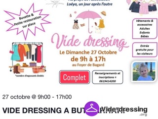 Photo du vide-dressing Vide dressing au profit de Loéya