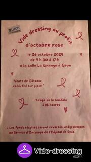 Photo du vide-dressing Vide-dressing au profit d'Octobre Rose salle La Grange