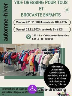 Photo du vide-dressing Vide dressing automne-hiver pour tous et brocante enfants