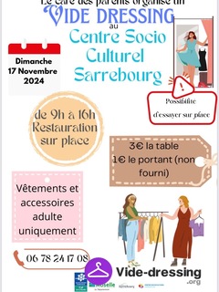 Photo du vide-dressing Vide dressing - Centre socioculturel