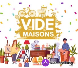 Photo du vide-dressing Vide dressing- chambre - maison , brocante familiale le 29 d