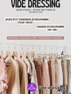 Photo du vide-dressing Vide dressing chez Bawi Studio