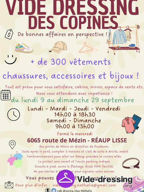 Vide dressing des copines