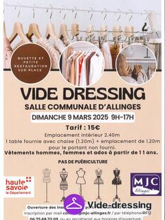 Photo du vide-dressing Vide dressing dimanche 9 mars 2025