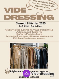 Photo du vide-dressing Vide dressing des drôles de dames