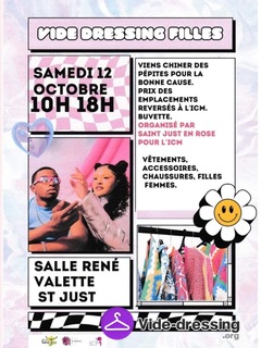 Photo du vide-dressing Vide dressing femme-fille au profit de ICM