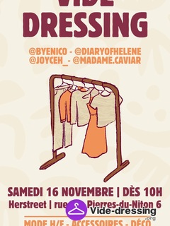 Photo du vide-dressing Vide dressing des influenceurs