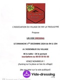 Photo Vide dressing de l’association du village à Saint-Germain-Laprade