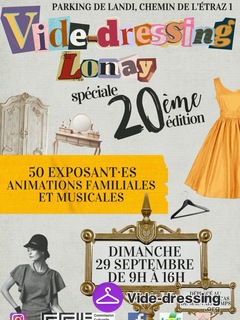 Photo du vide-dressing Vide-dressing de Lonay, spéciale 20ème éditions