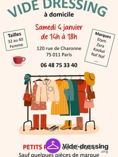 Photo du vide-dressing Vide dressing Paris 11ème