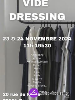 Photo du vide-dressing Vide dressing - PARIS 4 eme femmes et enfants