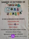 Vide dressing perso fille garçon, 3 mois à 4 ans, été hiver