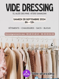 Photo du vide-dressing Vide Dressing de rentrée