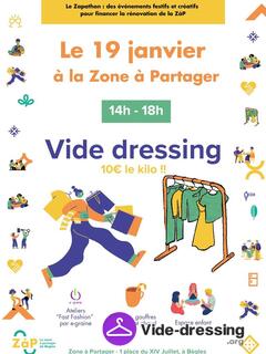 Photo du vide-dressing Vide-dressing solidaire à la Zone à Partager à Bègles