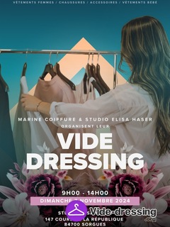 Photo du vide-dressing Vide dressing Studio Elisa Haser x Marine coiffure