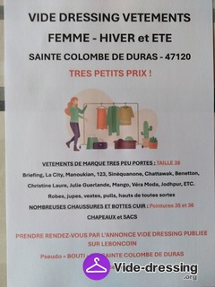 Photo du vide-dressing VIDE DRESSING TAILLE 36-38 chaussures 35-36, sacs, chapeaux