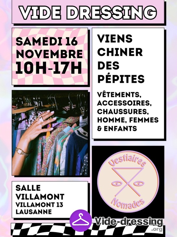 Vide dressing des Vestiaires Nomades