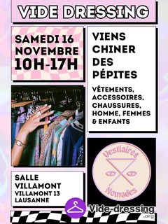 Photo du vide-dressing Vide dressing des Vestiaires Nomades