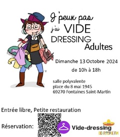 Photo du vide-dressing Vide-dressing vêtements et accessoires adultes - ados