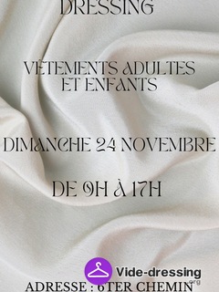 Photo du vide-dressing Vide dressings adultes et enfants.