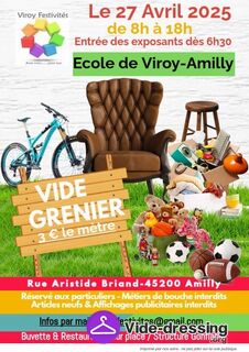 Photo du vide-dressing Vide Grenier Ecole de Viroy Amilly 27-04-25