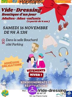 Photo du vide-dressing vide grenier Mescladis