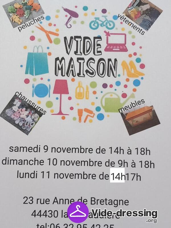 Vide maison et dressing